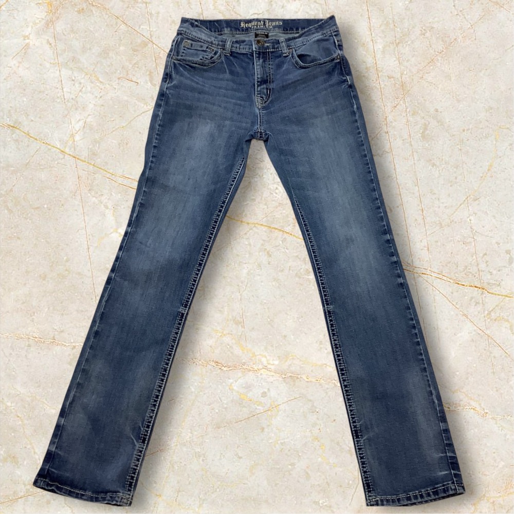 Request Jeans Premium Girls Bootcut Jeans Blue Size 16 Regular